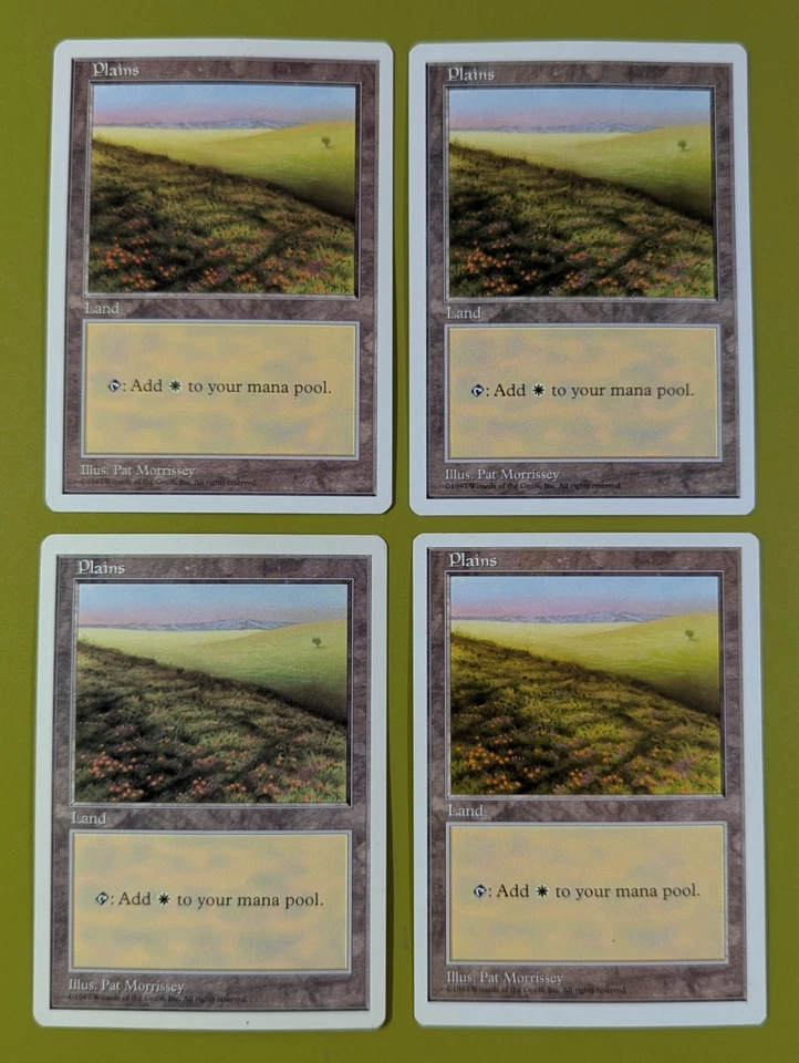 Plains (431) x4 Fifth Edition 5th 4x Magic the Gathering MTG White Border - Image 1 of 1