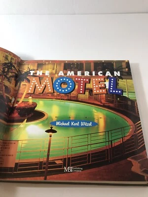 VTG American MOTELS Coffee Table Book 1st Edition HC by Michael Witzel 2000 EUC Foto 1 de 4
