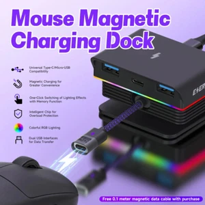 Magnetic Charging Dock for Logitech G PRO X SUPERLIGHT 2 GPW 1/2/3 G903/G703 - Picture 1 of 8
