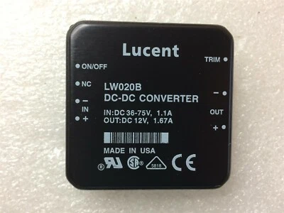 LW020B Lucent DC/DC CONVTR 20W 36-72 VIN 12V 6-Pin 1 UNIT - Image 1 of 2