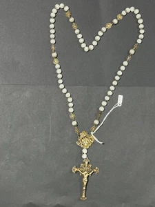 Antique religious "ROSARIO CON CRUZ EN FILIGRANA" - Picture 1 of 4