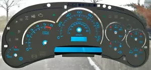2004-2005 GM TRUCK 1500, 2500, 3500 GAS OVERLAY/FACEPLATE (MPH) - Picture 1 of 2