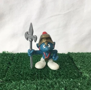 Smurfs Knight Castle Guard 20109 Vintage 1979 Rare Toy Figure Schleich - Picture 1 of 6