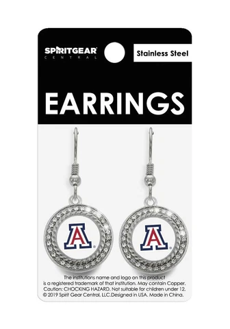 Arizona Wildcats Dangle Earrings Cover