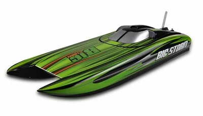 Amewi 26077 Speedboot 65 km/h Big Storm Rennkatamaran Brushless 740mm ARTR - Bild 1 von 4