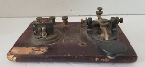 Telegraph Key Signal Electric Mfg. Co. Buzzer & Key On Board R-68 - Picture 1 of 22