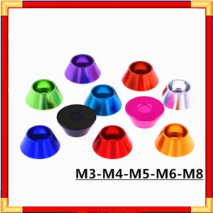 Cup Head Flat Washer Alum Alloy M3 to M8 Fisheye Washer Bumpy Countersunk Gasket - Picture 1 of 7