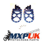 Kxf250 2009 Footpegs Mxpuk Blue Extra Wide Factory Foot Pegs 2009 Kxf 250 561