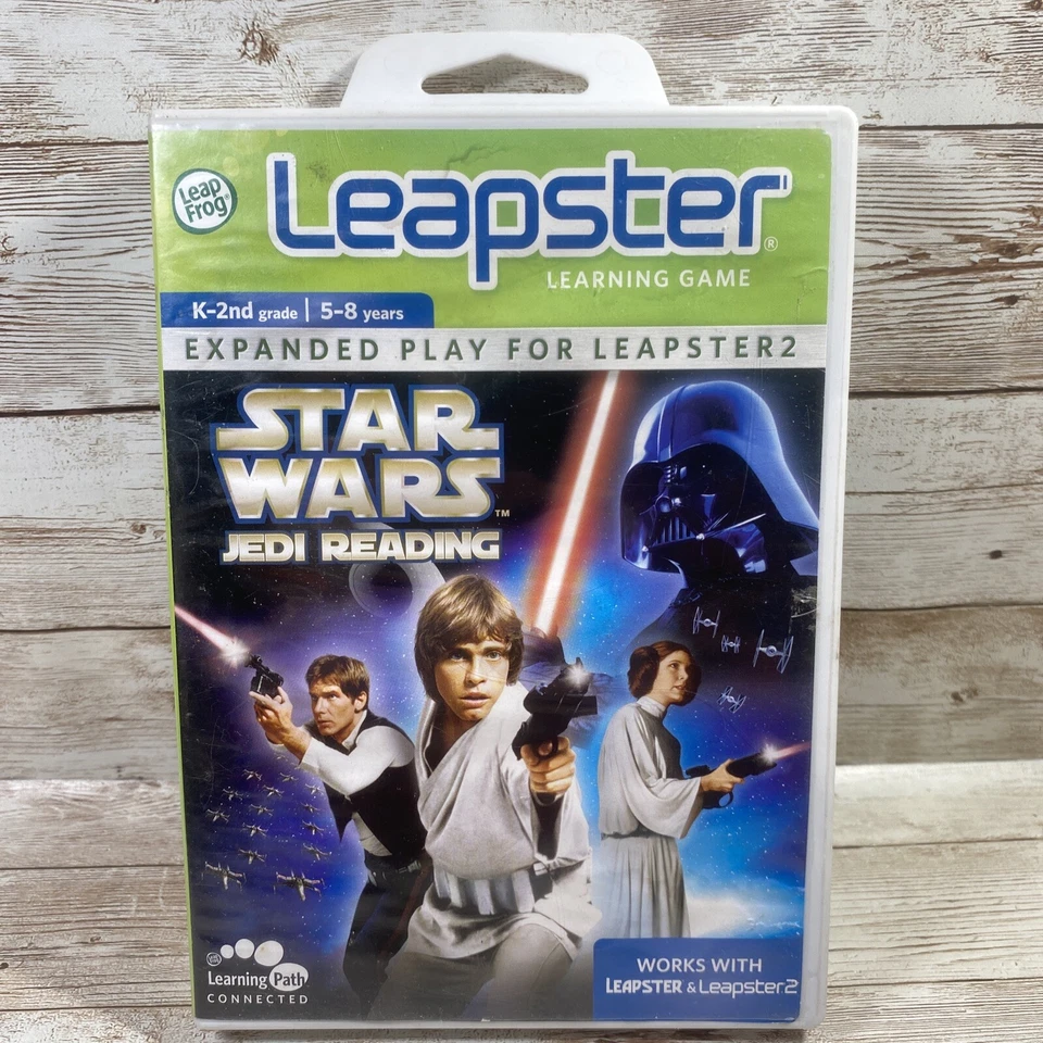 Leap Frog Leapster Explorer Learning Game STAR WARS JEDI READING - Image 1 of 3