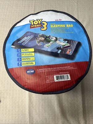 ¡Nuevo! Saco de dormir Disney Toy Story 3 28" x 56" edades 4+ zumbido año claro camping Foto 1 de 4