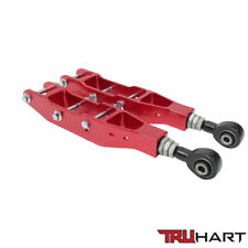 TruHart Adjustable Rear Lower Control Arms Anodized RED 12+BRZ/FRS 15-20 WRX/STI
