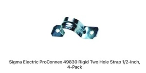 Pro Connex Two Hole Strap 4 Pk 1/2 49830 - Picture 1 of 1