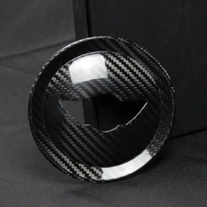 Dry Carbon Fiber Center Steering Wheel Cover Trim Fit For Mini Cooper 2007-2013 - Picture 1 of 6