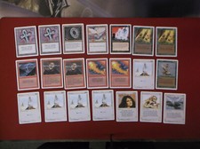 21 assorted MTG Revised cards 2 Ankh of Mishra;s Savannah Lions, Bolt, see scans