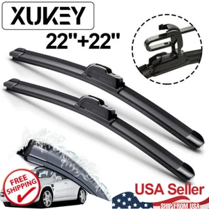 2Pcs Front Windshield Wiper Blades For Chevy Silverado 1500 2500 3500 1999-2006 - Foto 1 di 6
