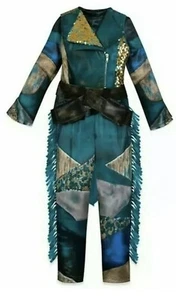 Girls Genuine Disney Store Evie Uma Fancy Dress Costume Wig Descendants 3 - Picture 1 of 17