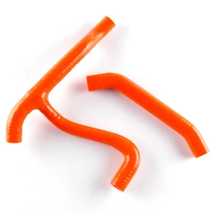 For 07-11 Polaris Outlaw 450 MXR/ 525 IRS 525 S Silicone Radiator Hose Orange - Picture 1 of 12