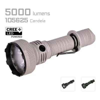 Acebeam L35 2.0 Micro-arc Oxidation MAO 5000 Lumen Tactical Flashlight USB-C
