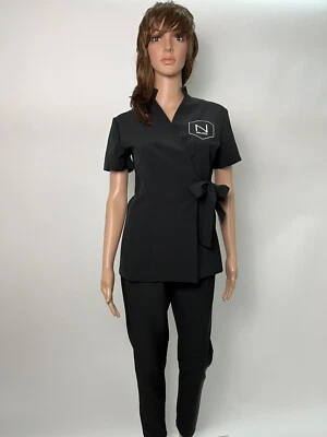 Luxurious tunic and trouser set with embroidery - elegant professional attire - Image 1 of 4