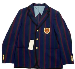 $2,500 Gucci Cotton Blazer Tiger Face Size US Large, EU 50, Made in Italy - Picture 1 of 7