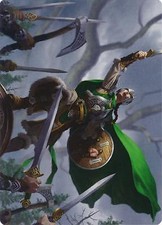 MTG - Maja, Bretagard Protector Art Card, Kaldheim Art Cards