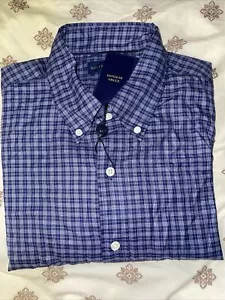 Polo Ralph Lauren Gingham Blue’s Button-Down Shirt SZ-L - Picture 1 of 3