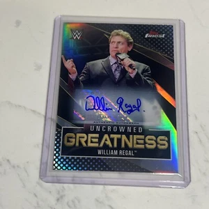 2021 Finest WWE William Regal Uncrowned Greatness Auto Autograph - Picture 1 of 4