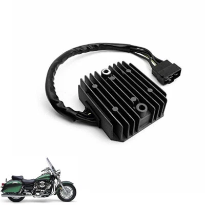 Regulador de voltaje rectificador motor negro apto para Kawasaki VN800 Vulcan1996-2005 Foto 1 de 4