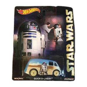 HOT WHEELS STAR WARS R2-D2 QUICK D-LIVERY TRUCK 2015 Sealed - Picture 1 of 6
