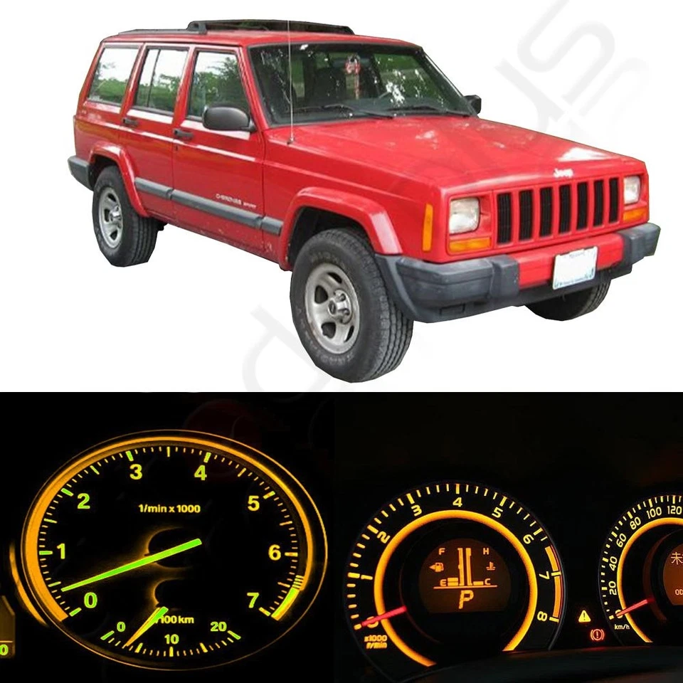 KIT DE LUCES DE CONVERSIÓN DE CUADRO DE INSTRUMENTOS LED PARA JEEP CHEROKEE XJ 1997-2001 Foto 1 de 4