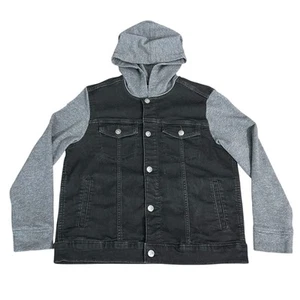 Art Class Hooded Denim Jacket Boys size L (10/12) Husky - Picture 1 of 7