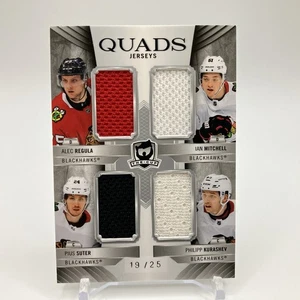 2020-21 The Cup Regula Mitchell Suter Kurashev /25 Quads Patch Blackhawks - Bild 1 von 6