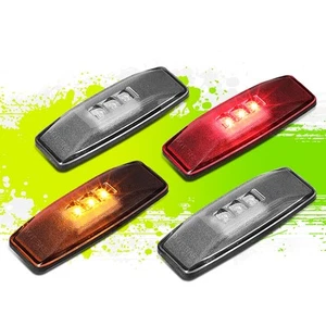 FOR 94-02 DODGE RAM DUALLY FENDER LED SIDE MARKER LIGHT CLEAR 96 97 98 99 00 01 - Picture 1 of 7