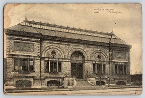 Postcard - Unidentified Build w Brickwork & Lightening Rods - Picture 1 of 2