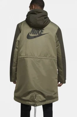 $600 Nike Sportswear Therma-Fit пространства парка двусторонний DD6775-355 мужской размер L - Изображение 1 из 4