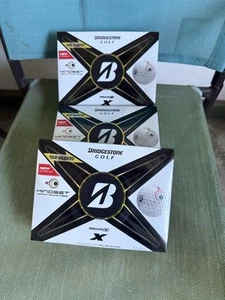 BRIDGESTONE Golf Ball TOUR B X 2024 Model 3 Dozen Premium Spin with MINDSET! - Picture 1 of 1