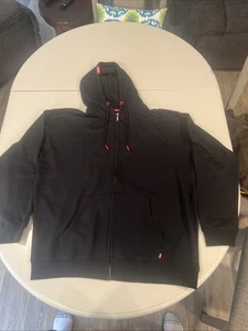 DIXXON FLANNEL CO BLACK FULL ZIP HOODED SWEATSHIRT HOODIE Men's Size 2XL NEW!! - Picture 1 of 13