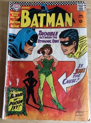 Batman #181 (DC Comics June 1966) no centerfold - Image 1 of 4