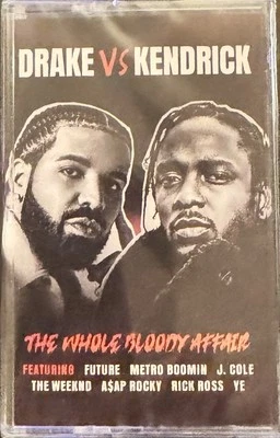Drake Vs Kendrick Sealed Cassette. “THE WHOLE BLOODY AFFAIR”  Beef Sealed! - Image 1 of 2