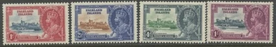 FALKLAND ISLANDS Sc#77-80 1935 KGV Silver Jubilee Set Original Como Nuevo Bisagras Foto 1 de 2