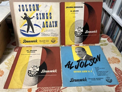 4x Al Jolson UK 10” 33 LP’s: Sings Again, Souvenir Album, Memories Brunswick - Image 1 of 4