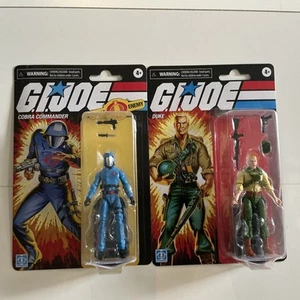 GI Joe Retro Walmart Exclusive Set Lot 2 -Duke -Cobra Commander GI 002 - Picture 1 of 5