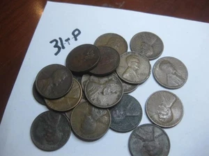 94 coins Semi-Keys 1930'S Lincoln cents low grades - Picture 1 of 6