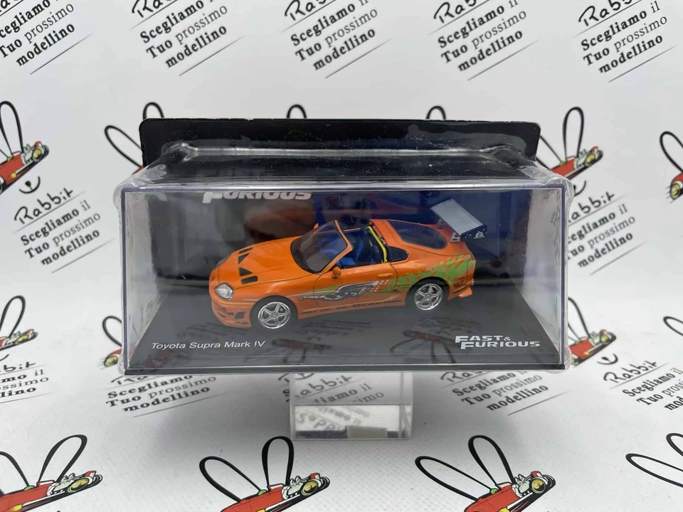 DIE CAST 1/43 " TOYOTA SUPRA MARK IV " FAST & FURIOUS - Immagine 1 di 2