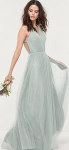 W.Too by Watters Formal Floor Length Dress Style 444 Size 8 Bridesmaid Dress - Picture 1 of 9
