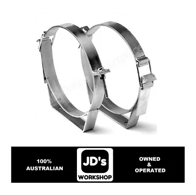 Forklift LPG Gas Bottle Brackets Clamps Holder (Pair) - image 1 of 2