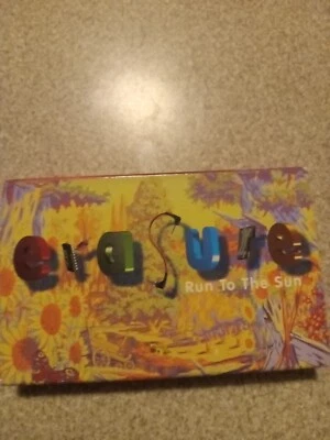 Erasure Run To The Sun Cassette Tape Single Tested works  - Image 1 of 4