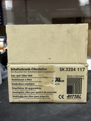 Kit de ventilador y filtro NOS Rittal SK 3324 117 W1-RW Foto 1 de 4