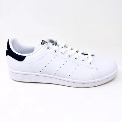 Adidas Originals Stan Smith White Navy Womens Primegreen Shoes Sneakers Q47224 - Image 1 of 4