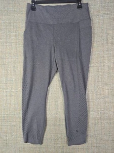 Active Life Women Pants Yoga Grey Pull on XL Stretch - Picture 1 of 10